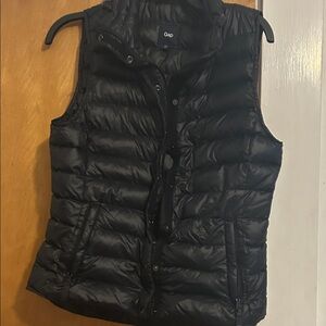 GAP Women's Quilted Black Vest